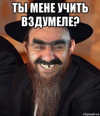 ты мене учить вздумеле? 