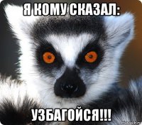 я кому сказал: узбагойся!!!