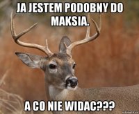 ja jestem podobny do maksia. a co nie widac???