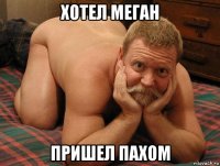 хотел меган пришел пахом