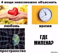 Где Милена?