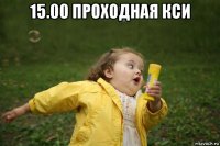 15.00 проходная кси 