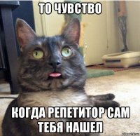 то чувство когда репетитор сам тебя нашел