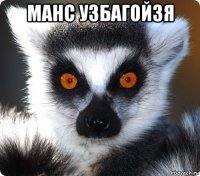 манс узбагойзя 