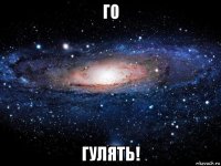 го гулять!