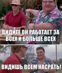 Видите он работает за всех и больше всех Видишь всем насрать!