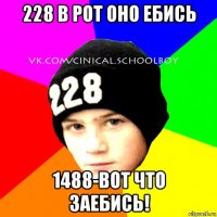 228 в рот оно ебись 1488-вот что заебись!