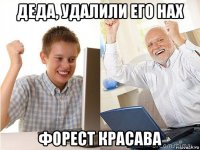 деда, удалили его нах форест красава