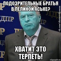 подозрительные братья в лёлиной аське? хватит это терпеть!