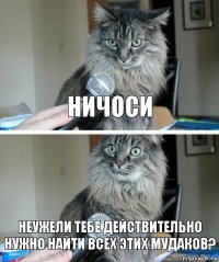 ничоси неужели тебе действительно нужно найти всех этих мудаков?