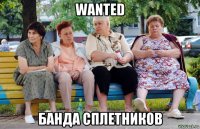 wanted банда сплетников