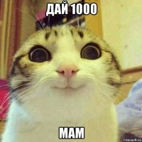 дай 1000 мам