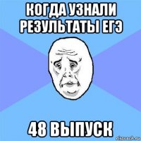 когда узнали результаты егэ 48 выпуск