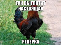 так выглятит настоящая реперка