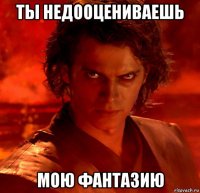 ты недооцениваешь мою фантазию