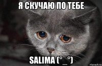 я скучаю по тебе salima (°_°)