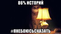 86% историй #янебоюсьсказать