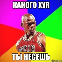 какого хуя ты несешь