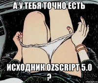 а у тебя точно есть исходник ozscript 5.0 ?