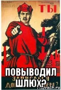  повыводил шлюх?