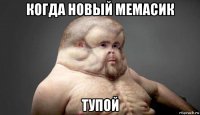 когда новый мемасик тупой