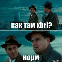 как там xbrl? норм