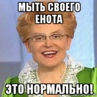 мыть своего енота это нормально!