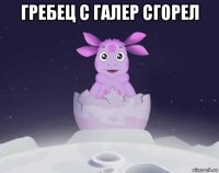 гребец с галер сгорел 