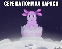 сережа поймал карася 