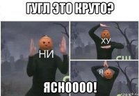 гугл это круто? ясноооо!