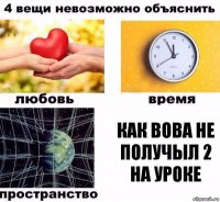 как вова не получыл 2 на уроке