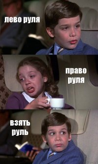 лево руля право руля взять руль