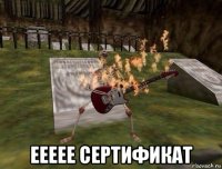  еееее сертификат