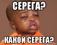 серега? какой серега?