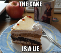 the cake is a lie