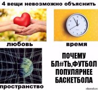 ПОЧЕМУ БЛ#ТЬ,ФУТБОЛ ПОПУЛЯРНЕЕ БАСКЕТБОЛА