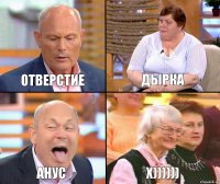 Дырка Отверстие АНУС Х))))))