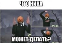 что ника может делать?