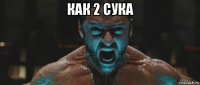 как 2 сука 