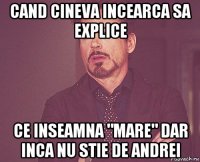 cand cineva incearca sa explice ce inseamna "mare" dar inca nu stie de andrei