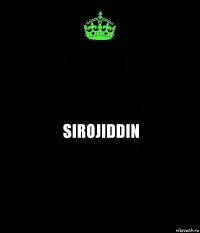 SIROJIDDIN