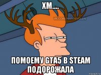 хм.... помоему gta5 в steam подорожала