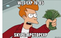 wts exp 76-85 skype: rpgtopexp