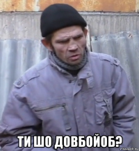  ти шо довбойоб?