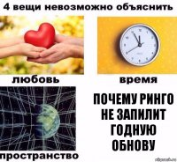 почему ринго не запилит годную обнову