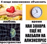 как зохора ещё не наебали на алиэкспрес