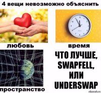 Что лучше, SwapFell, или Underswap