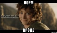 норм вроде