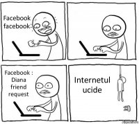 Facebook facebook  Facebook : Diana friend request Internetul ucide