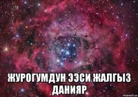  журогумдун ээси жалгыз данияр